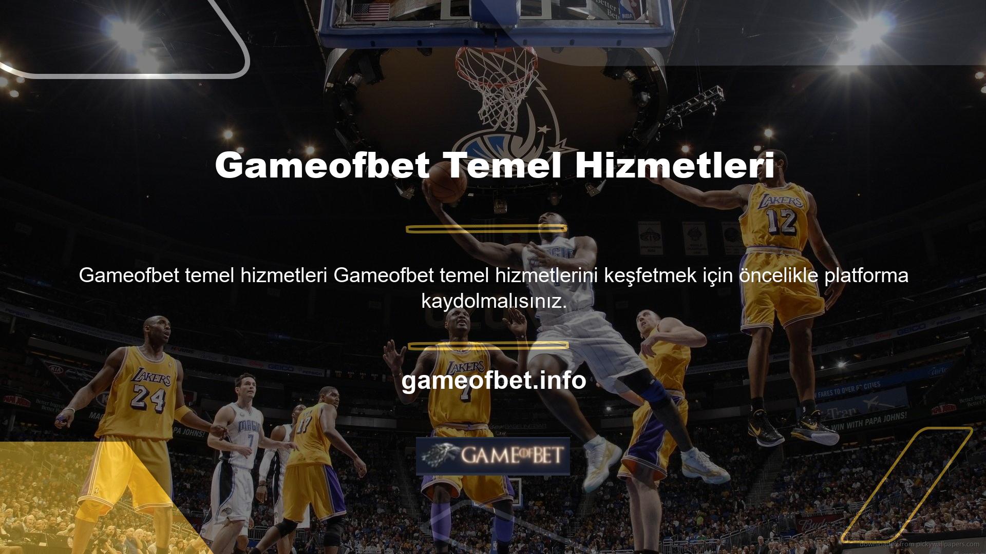 Gameofbet web sitesinde bu kadar çok hizmet seçeneği sunabiliyor olması teknik altyapısının ne kadar sağlam olduğunu gösteriyor