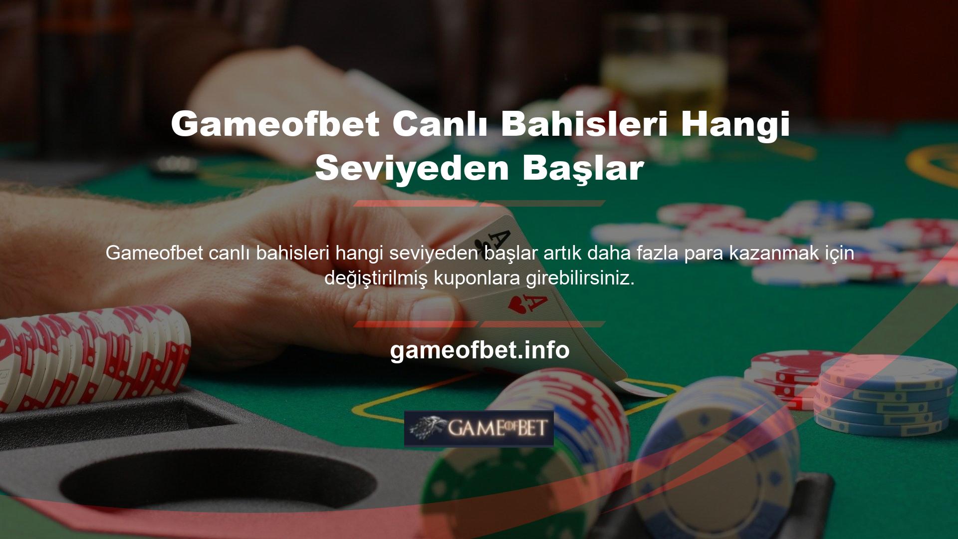 Ülkemizdeki casino otoriteleri tarafından yasal kabul edilen işletmelerin canlı bahis oynamasına izin verilmemektedir