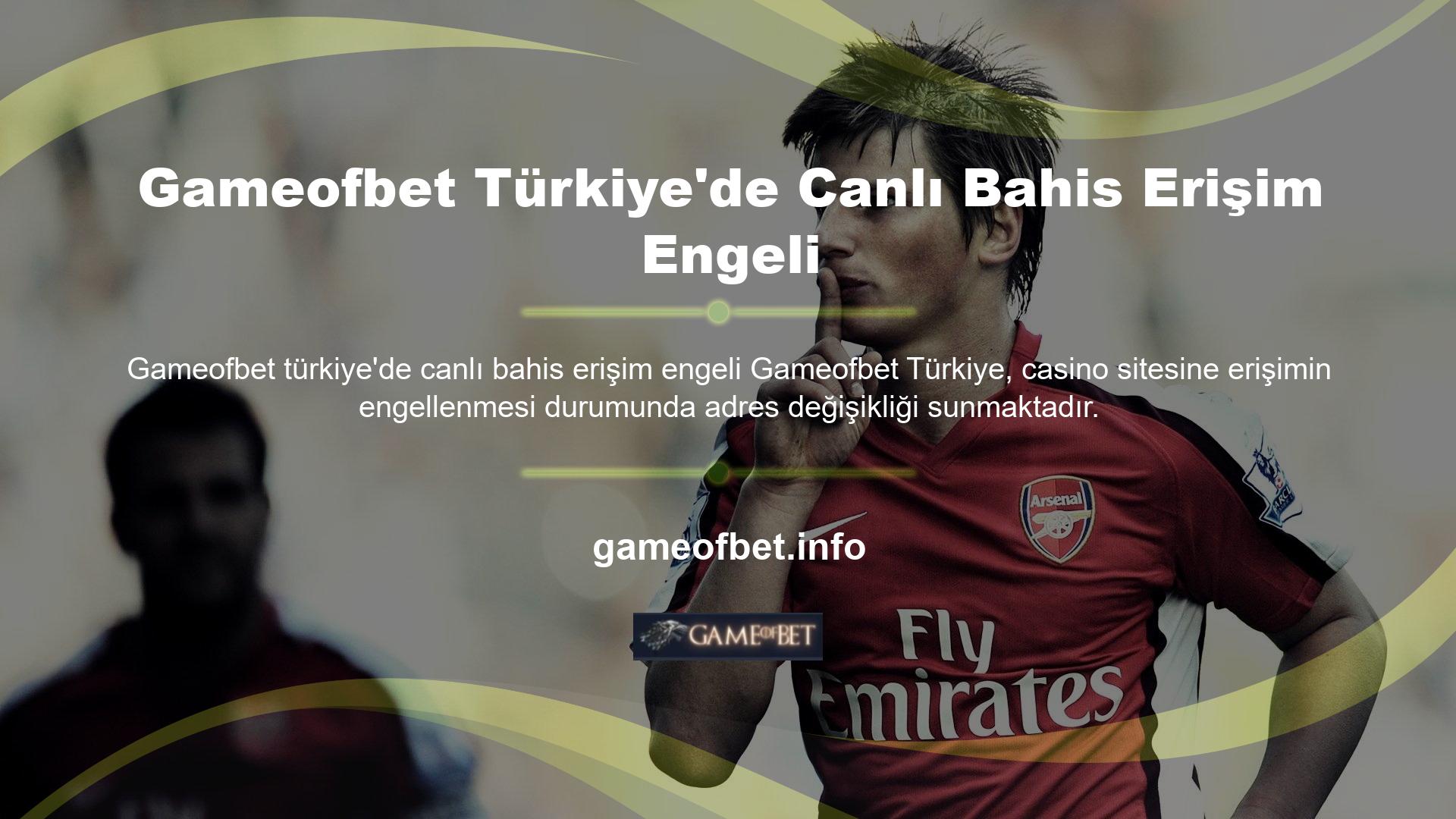 Bu işlem kayıtlı Türk oyuncuların siteye erişmesine olanak sağlar