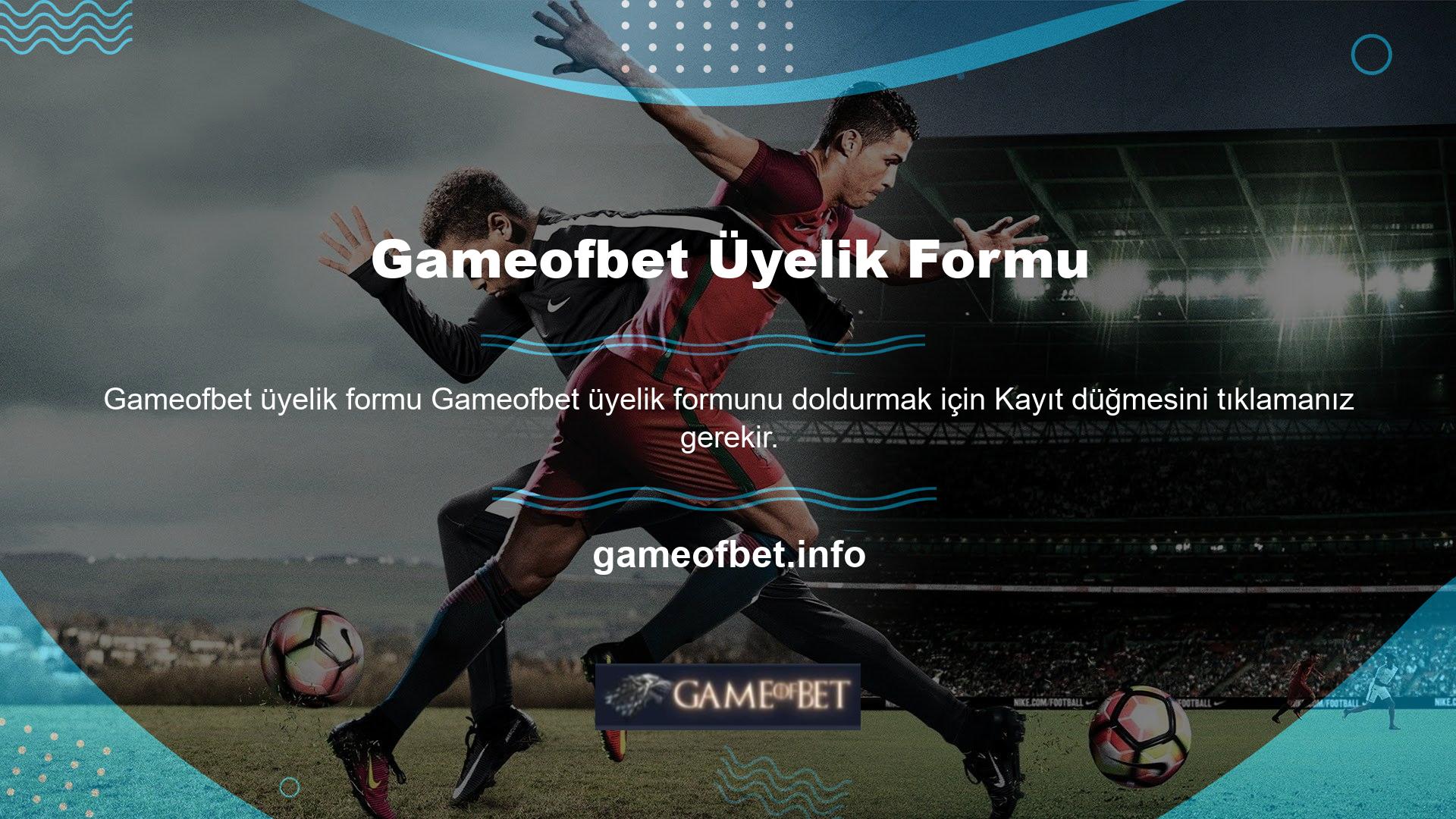 Gameofbet Kayıt Formu Site, sizin adınıza açılan bir e-posta adresi gerektirir ve adres değişiklikleri, bildirimler veya hesap aktivasyonu gibi durumlarda sizinle iletişim kurmak için aktif olarak kullanılır